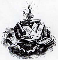 pile of books